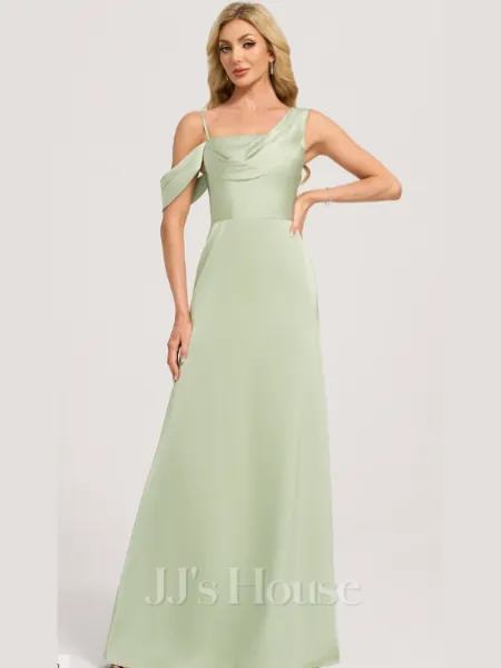 Wile Ruched Matte Satin Dress